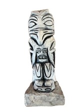 Vintage Mount St Helens Totem Pole Sculpture 6” picture