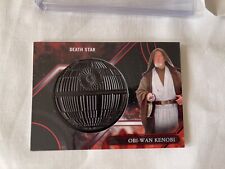 *RARE* 1/1 2017 Topps Star Wars Galactic Files ObiWan Kenobi DeathStar Medallion picture