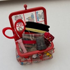 Hello Kitty Vintage 1976 Sanrio Mini Sewing Kit Japan Collectible Movie Prop picture