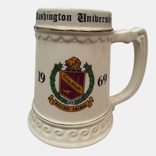 Vintage Washington University Ceramic Mug Stein picture