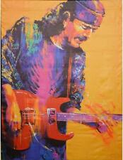 Carlos Santana (Musician) Music Canvas Print - Music Canvas Prints picture