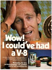 1978 PRINT AD, Wow I Could've Had A V-8 70's Breakfast Vegetable Juice Ad picture