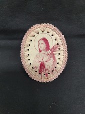 Vintage Patron Saint Maria Goretti Scapular Relic Badge from 1960's picture