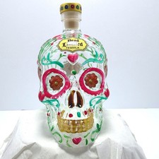 Dead Limited Tequila Bottle Sugar Skull Day of the Dead Hand Painted Empty New picture