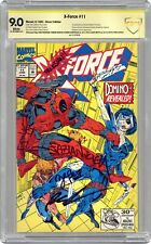 X-Force #11 CBCS 9.0 SS Nicieza/Liefeld/Panosian/Beetz/Eliopoulos 1992 picture