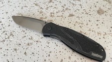 Kershaw 1670S30V BLUR Folding Pocket Knife Linerlock Plain Blade Black Handle - picture