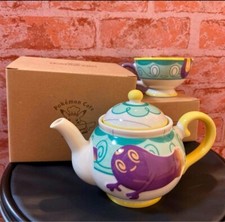 Pokemon Cafe Polteageist Teapot & Sinistea Cup Set Limited Japan Tea Pot Mug picture
