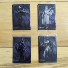 14+ Elden Ring Twin Wafer Card Set 4pcs Tracker Earrings Night Trace Design picture