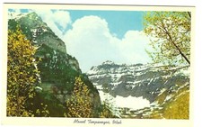 Mt. Timpanogos from Aspen Glen, Utah, Alpine Loop, c1930's Unused Postcard picture