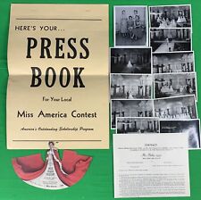 Vintage 1950s Press Book for Local Idaho Miss America Pageant, Photos, Contract picture