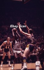 Original 35mm Slide Jerry West Dick Barnett Knicks Vs Lakers 1969-70 picture