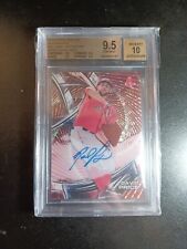 2016 DAVID PRICE 2/5 Auto BGS 9.5/10 Topps High Tek Red Sox Blue Jays Tigers xL picture