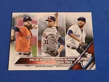 2016 David Price - Dallas Keuchel - Collin McHugh Topps #187 League Leaders  picture