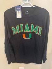Fanatics Miami Hurricanes Long Sleeve Shirt - Men's Medium picture