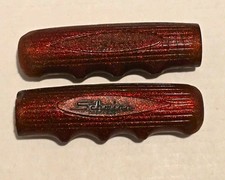 Vintage Schwinn Approved Red Glitter Handlebar Grips/Bicycle Grips picture