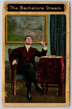 Vintage Postcard, The Bachelors Dream, Undivided back picture
