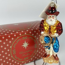 Christopher Radko Rootin Tootin Nic Saks Fifth Ave Cowboy Santa picture