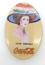 Coca-Cola 1981 Handy Sewing Kit Mini Tin EMPTY Vintage Coke Collectible picture