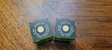 Vintage c1970 Caesars Palace Las Vegas Casino Dice Pair Green #538 picture