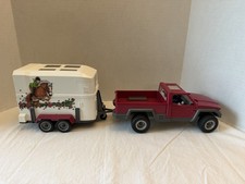 Schleich Truck and Horse Trailer Retired Toy Vehicle Playset picture