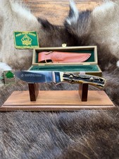 1992 Puma 11 6010 Skinmaster Knife With Stag Handles Mint In Presentation Box A3 picture