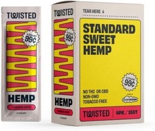 Twisted Hemp 4 Leaf per Pack 15 Count Box 60 Rolling Papers (Sweet) picture