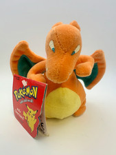 Vintage 1998 Hasbro Nintendo Pokemon Charizard #06 Beanie Plush Stuffed Animal picture