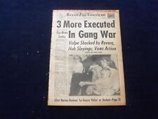 1965 NOV 16 BOSTON RECORD AMERICAN NEWSPAPER- 3 MORE KILLED IN GANG WAR -NP 6309 picture