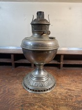 Vintage B&H Metal Kerosene Oil Lamp Lantern Bradley & Hubbard Parts or Repair picture