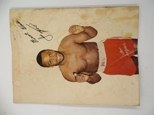 Vintage 1970 Joe Frazier Autographed Booklet Boxing Memorabilia Rare Collectible picture