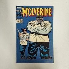 WOLVERINE #8 Grey Hulk Joe Fixit & Patch Cover Marvel 1989 NM- White pages picture
