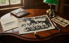 1935 1936 Racing Club Paris RAOUL DIAGNE HIDDEN KENNEDY DELFOUR Photo Card picture