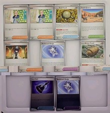 Pokemon Pitch Black Trainer Lot Of 9; Reverse Holos Included picture
