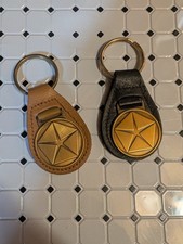 Vintage VIP Chrysler Key Chain Fob Pentastar Emblem choice of color picture