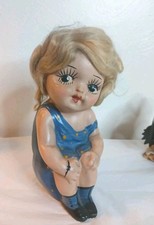 Antique Flapper Kewpie Doll Figurine Chalkware Carnival Prize 1919 Rare 10