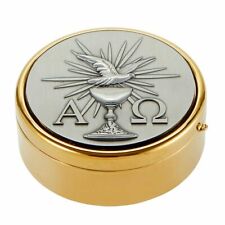 Alpha Omega Dove Pyx Holds 60 Hosts Container for Home or Hospital, 3 1/4 In picture