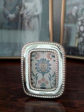 Vintage Wallace Silversmiths Sterling Silver Mini Picture Frame-Made in Italy picture