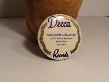 1930's DECCA RECORDS Record Cleaner Brush Ramona Blvd California  picture