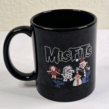 Black Coffee Mug Cup Retro Misfits Land of Misfit Toys Mashup picture