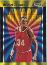 2026 Panini Decades 90s Pop Culture Hakeem Olajuwon Award Winners Yellow Rockets picture