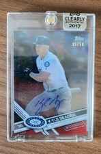 2017 Topps Clearly Authentic Kyle Seager On Card Auto Red Parallel /50 #CAAU-KSE picture