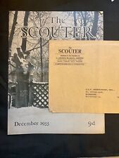 UK Boy Scouts 1950's The Scouter Magazine & Original Envelope & FREE OTHER ITEM picture