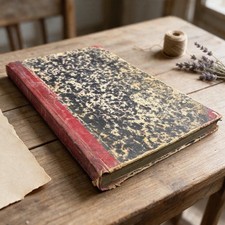 Antique 1867 Pennsylvania Handwritten Farm Account Ledger Estate Notes Ephemera picture