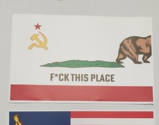 HISTORIC CALIFORNIA REPUBLIC STATE FLAG *WORLDWIDE 🌐 SHIPPING* picture