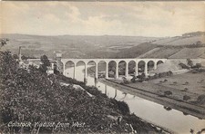 c1907 New RR Railway Viaduct Calstock A Pengelly Gunnislake GWR Cornwall Old PC picture