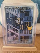 Pokémon TCG Alolan Meowth 139/128 Illustration Rare 30th Anniversary picture