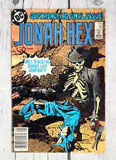 DC COMICS JONAH HEX #92 - CLASSIC HORROR COVER - LAST ISSUE - 1985 picture