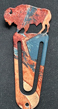 Vintage American Buffalo Bison Kansas Oklahoma Wyoming Bookmark picture