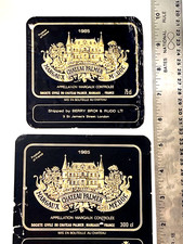$550 1985 Chateau Palmer Margaux Medoc Wine Labels France Etiquette de Vin picture