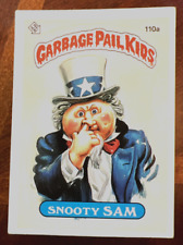 1986 Topps Garbage Pail Kids Series 3 SNOOTY SAM #110a (Teacher back) - EX picture